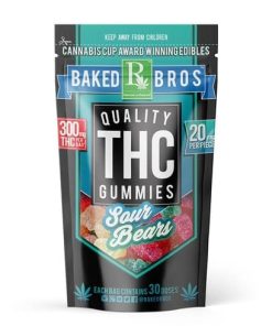 Sour Gummi Bears 300mg THC